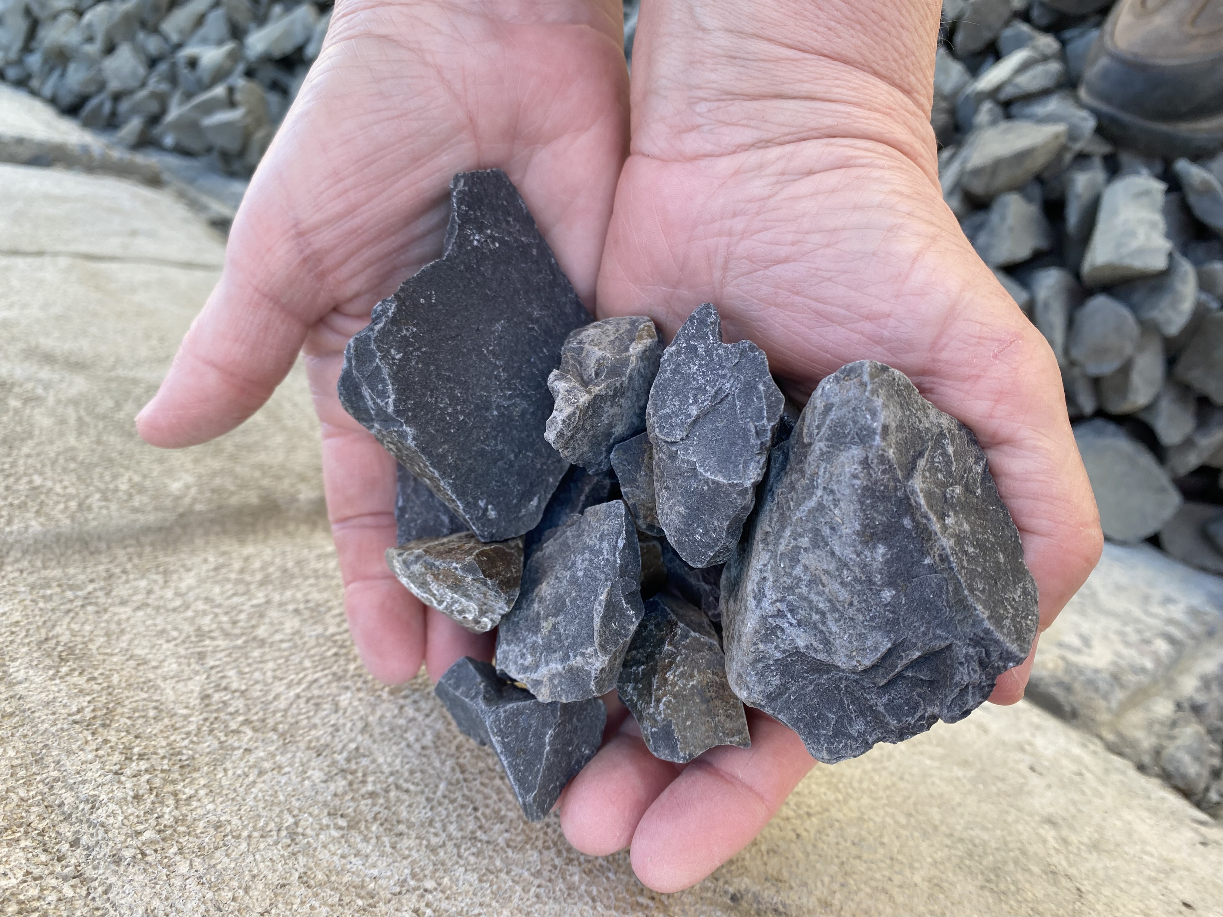Black Switch Yard Rock | Bulk Product | Kopacz Nursery & Florist